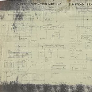 SR Elmstead [Woods] Station - Details of Canopy