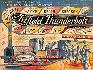 titfield thunderbolt 1953/titfield thunderbolt uk quad artwork